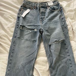 Top shop dad jeans